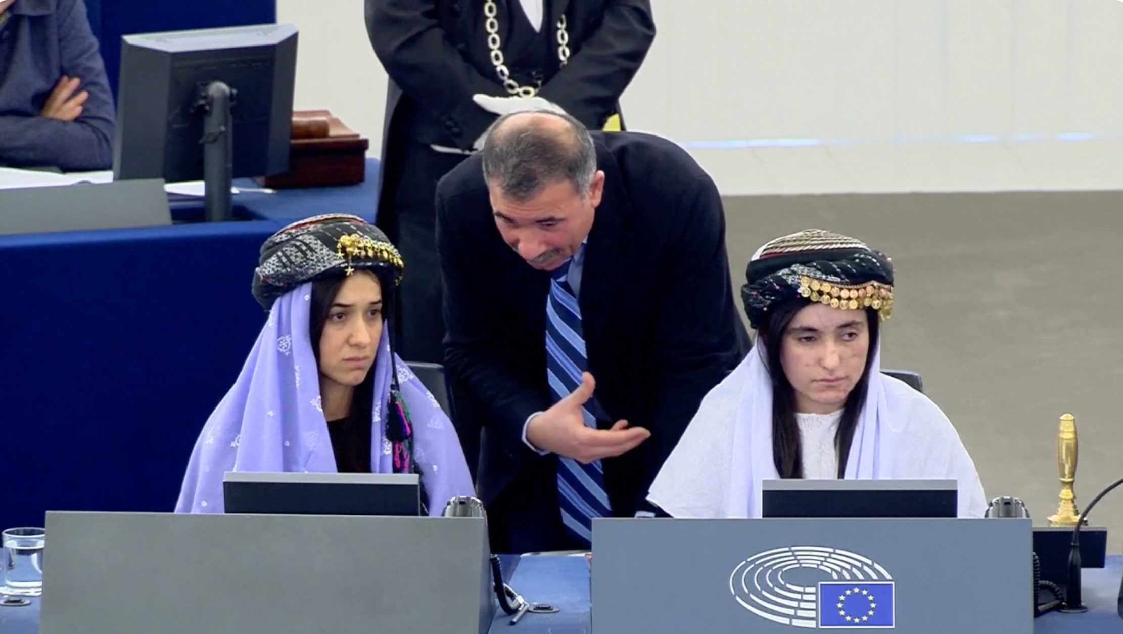 Djengizkhan Hasso im Einsatz im Europäischen Parlament